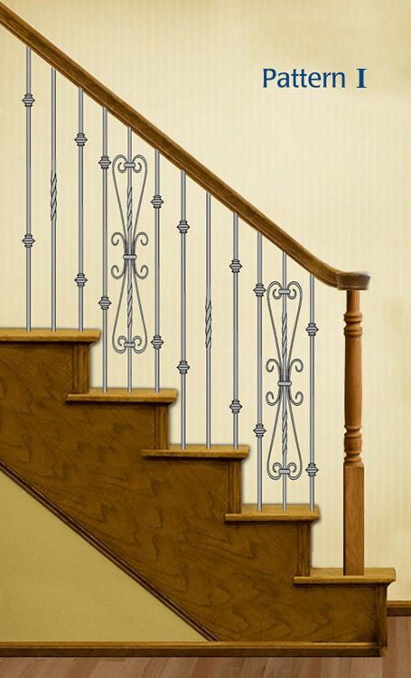 Custom crafted stair balusters