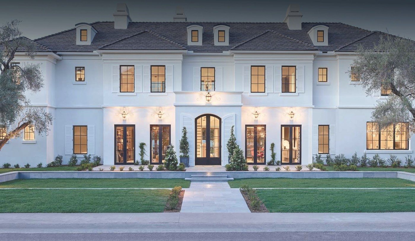 Argyle Texas home with beautiful iron work doors and windows from Adooring Designs