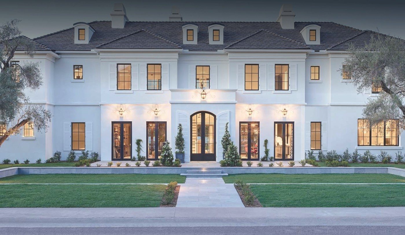 Trophy Club Texas home with beautiful iron work doors and windows from Adooring Designs