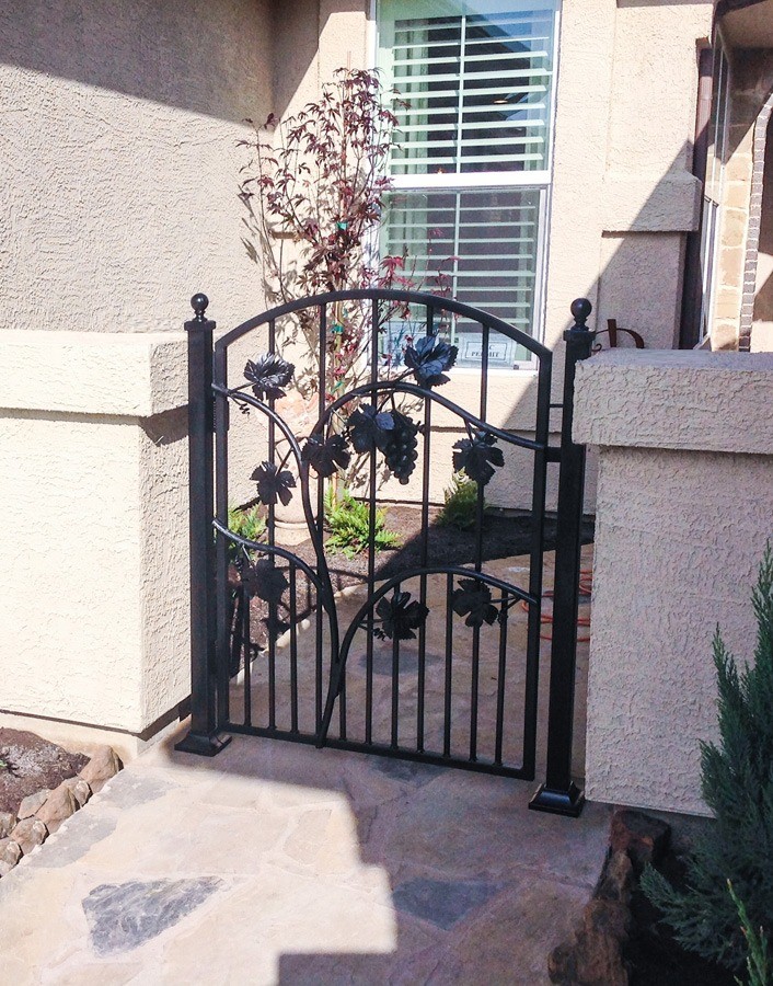 Custom design iron gate