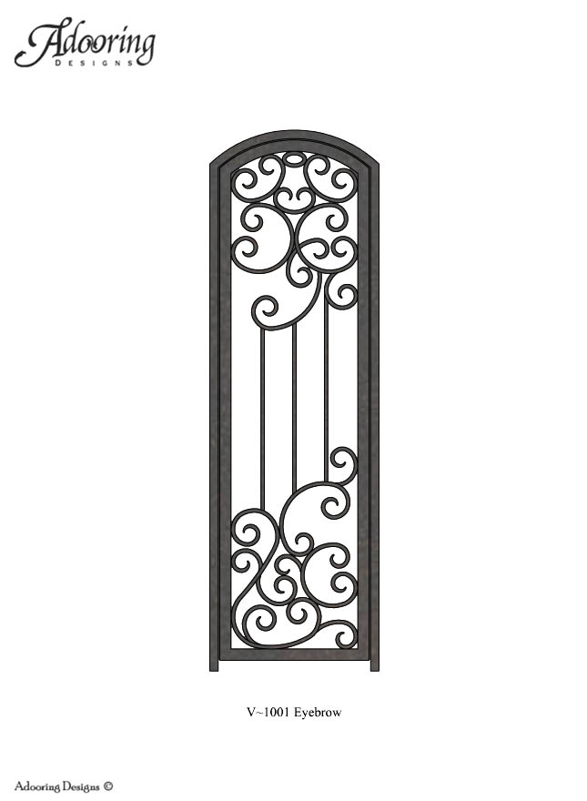 Eyebrow top wine cellar gate