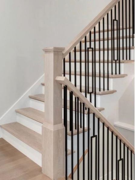 Wrought iron stair balusters