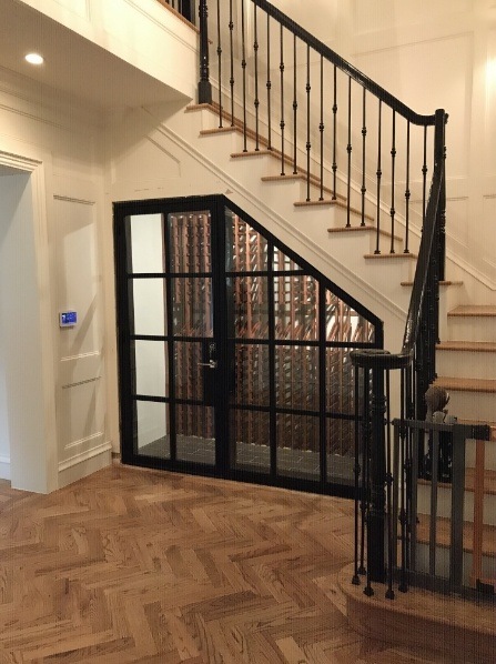 Wrought iron stair balusters