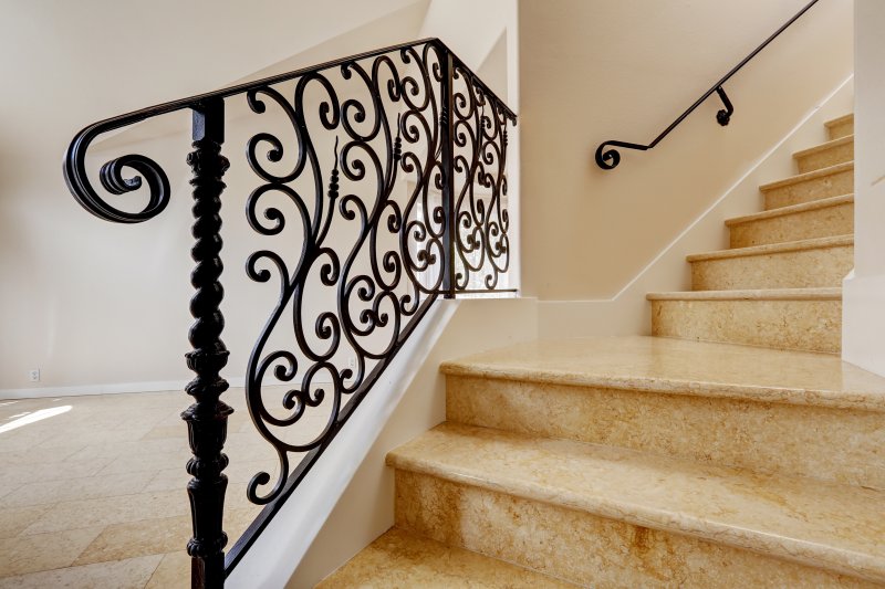 wrought-iron railing